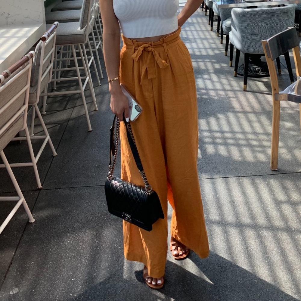 Wide leg pants